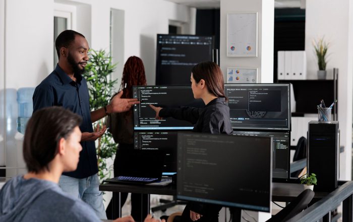 AI SEO agency using machine learning to predict search trends and optimize website rankings.